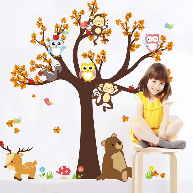 Kids Forest Tree Wall Stickers - dilutee.com