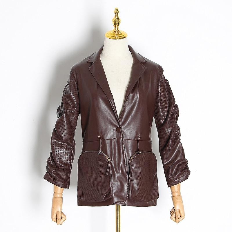 Leather Coat for Women - dilutee.com