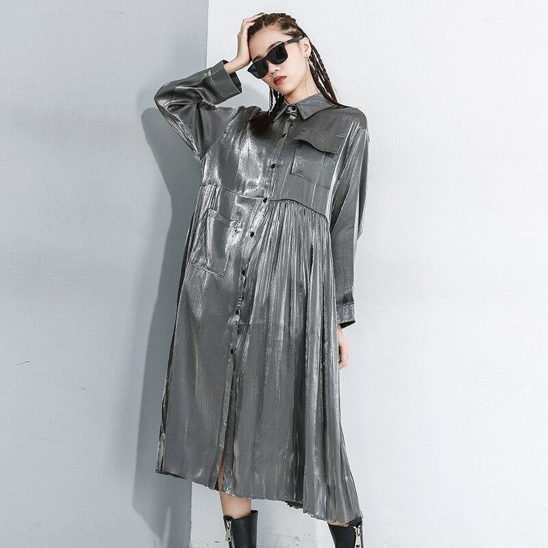 Long Shirt As Dress dilutee Long Shirt As Dress dilutee