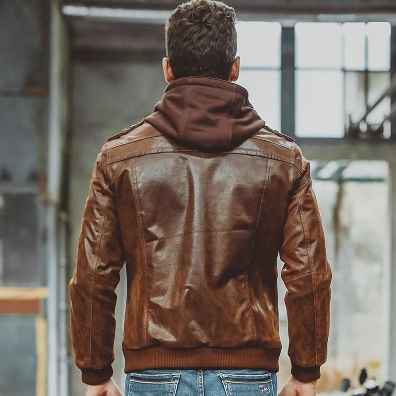 Men’s Warm Genuine Leather Jackets - dilutee.com