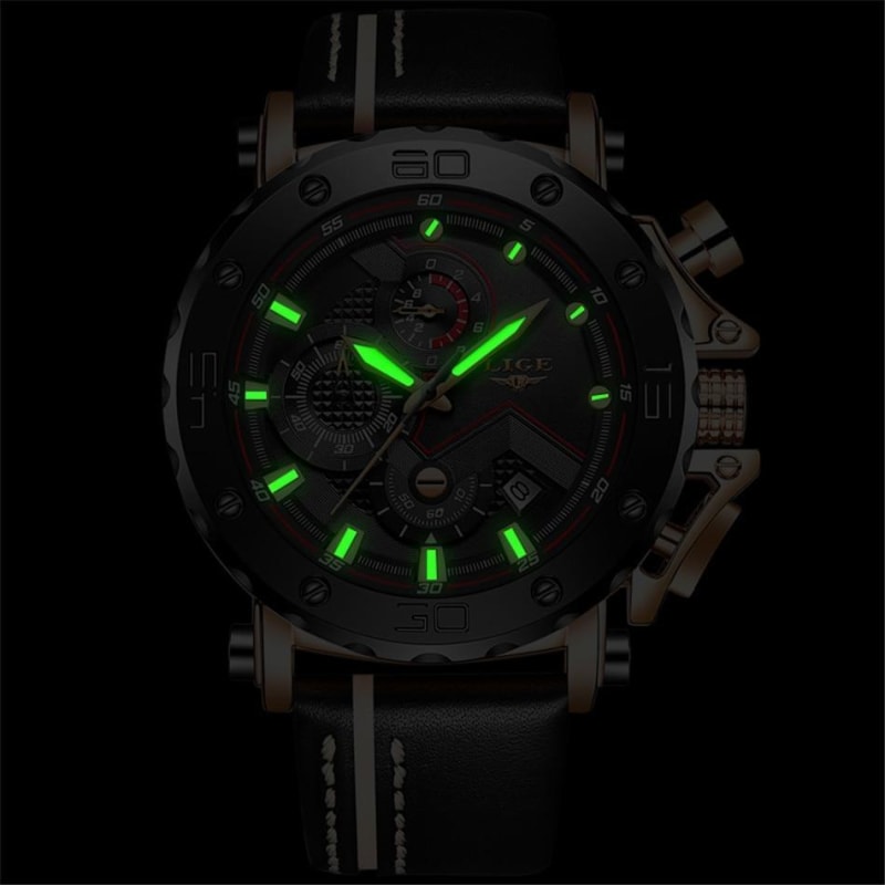 Mens Waterproof Chronograph Sports Watch - dilutee.com