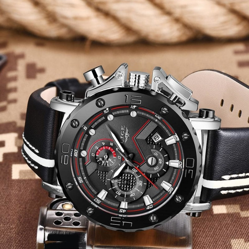 Mens Waterproof Chronograph Sports Watch - dilutee.com