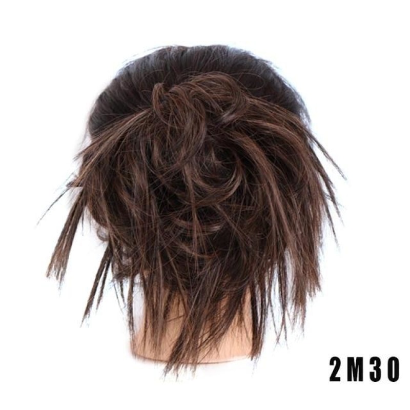 Messy Hair Bun Style - dilutee.com
