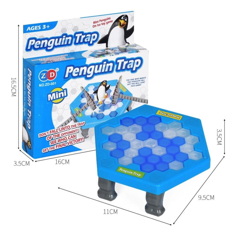 Penguin Trap Board Game For Kids - dilutee.com