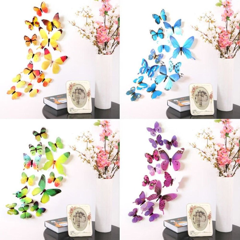 Room Decor Butterfly Wall Stickers - dilutee.com