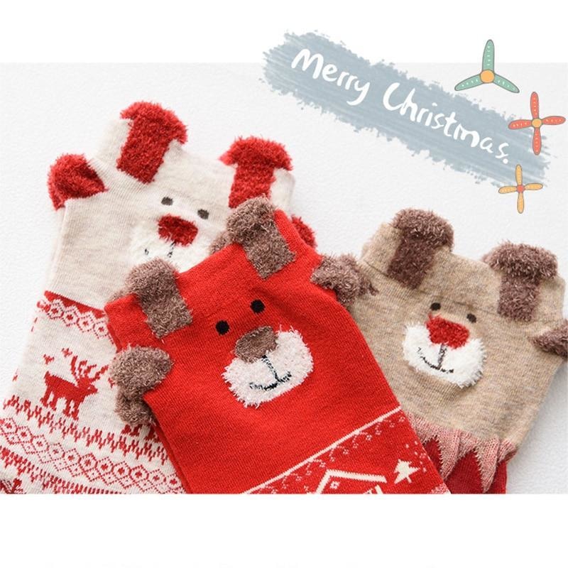 Santa Claus Cute Christmas Socks - dilutee.com