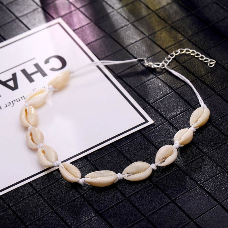 Seashell Choker Necklace - dilutee.com
