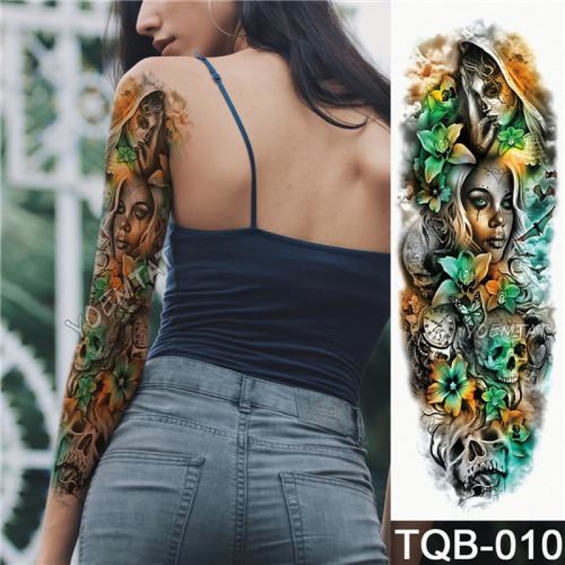 Edgy Fake Tattoo Sleeve - dilutee.com