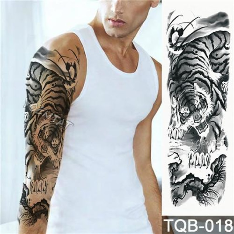 Edgy Fake Tattoo Sleeve - dilutee.com