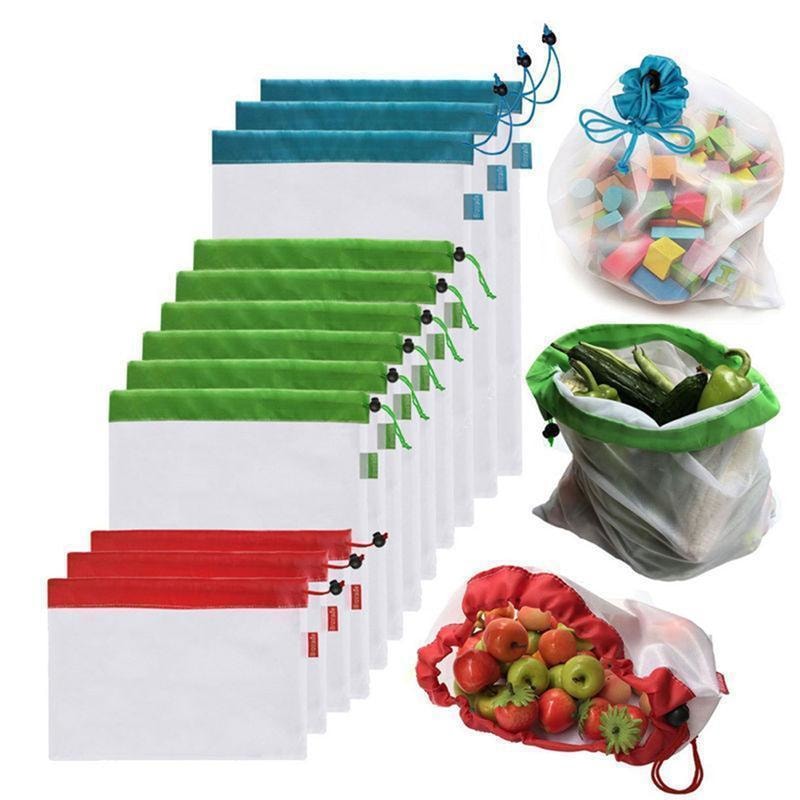 Waste Free Reusable Bags (12 Pcs) - dilutee.com