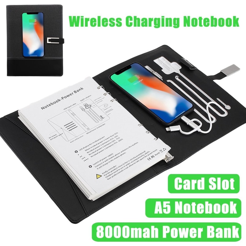 Wireless Charging Notebook - dilutee.com