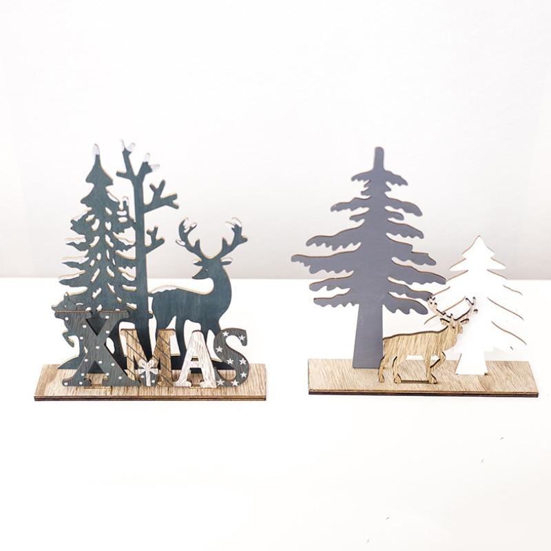 Wooden Christmas Ornaments for Home Decoration - dilutee.com